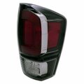 Sherman Parts Passenger Side Replacement Tail Light for 2020-2022 Toyota Tacoma SHETOTACO19-190-2